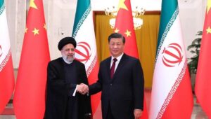 Xi Jinping and Ebrahim Raisi