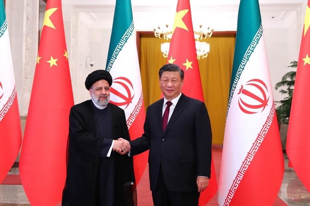 Xi Jinping and Ebrahim Raisi